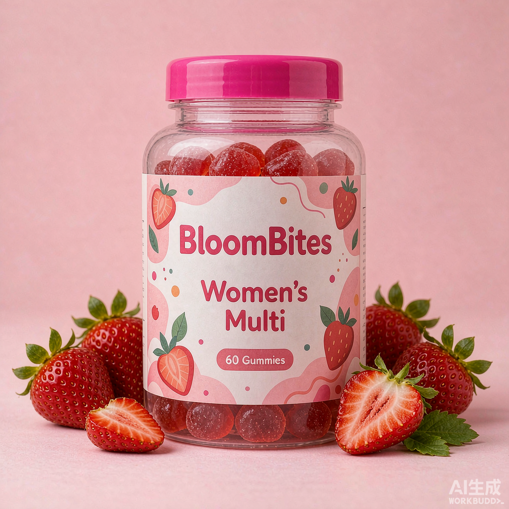 Women's Daily Multivitamin — original concept packaging (demo)